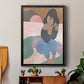 Curly Lady II - Modern Framed Canvas Print