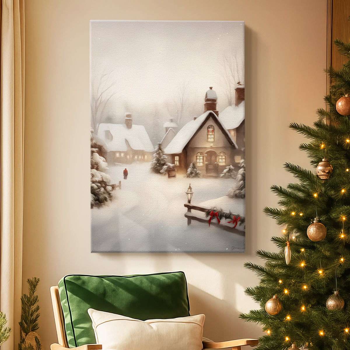 Lantern of Sugar Serenade - Canvas Art Print