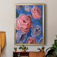 Layered Petals II - Modern Framed Canvas Print