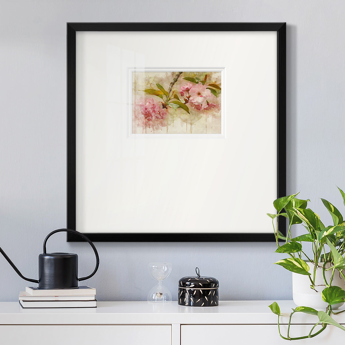 Blossom Elegance II Premium Framed Print Double Matboard