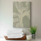 White Ribbon on Celadon II - Canvas Art Print