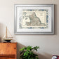 Bordered Map of England & Wales Premium Framed Print - Ready to Hang