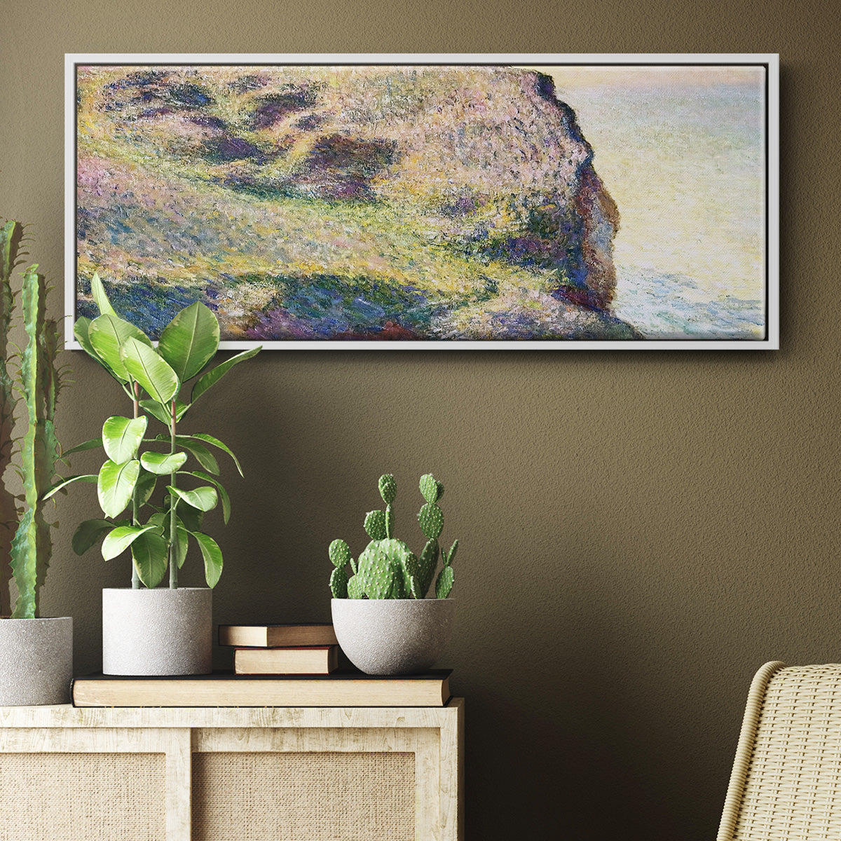 The Pointe du Petit Ailly, 1897 - Floater Framed Canvas Print
