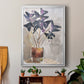 Oxalis in Vase I - Modern Framed Canvas Print