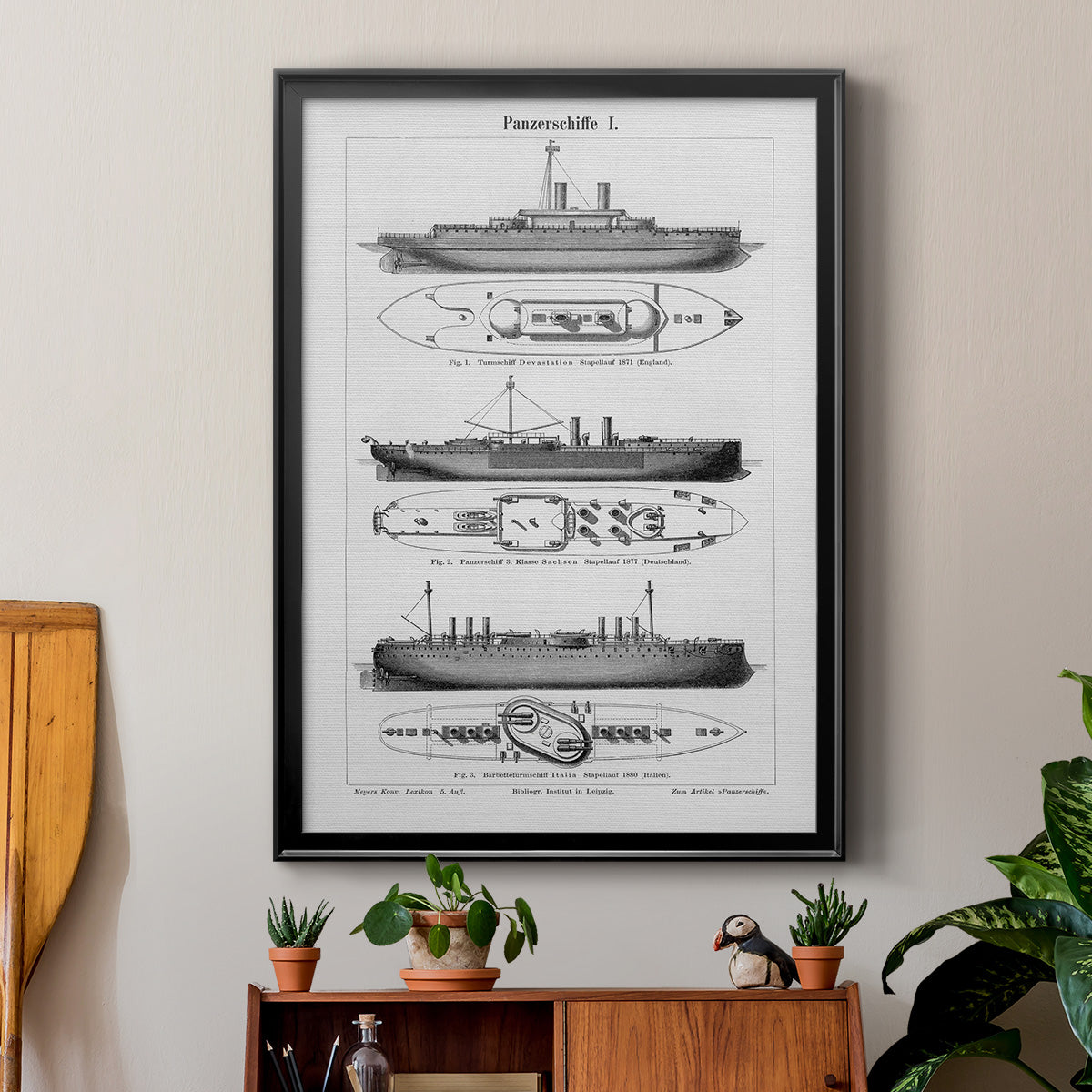 Industrial Ship - Modern Framed Canvas Print
