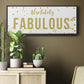 Fabulous - Floater Framed Canvas Print