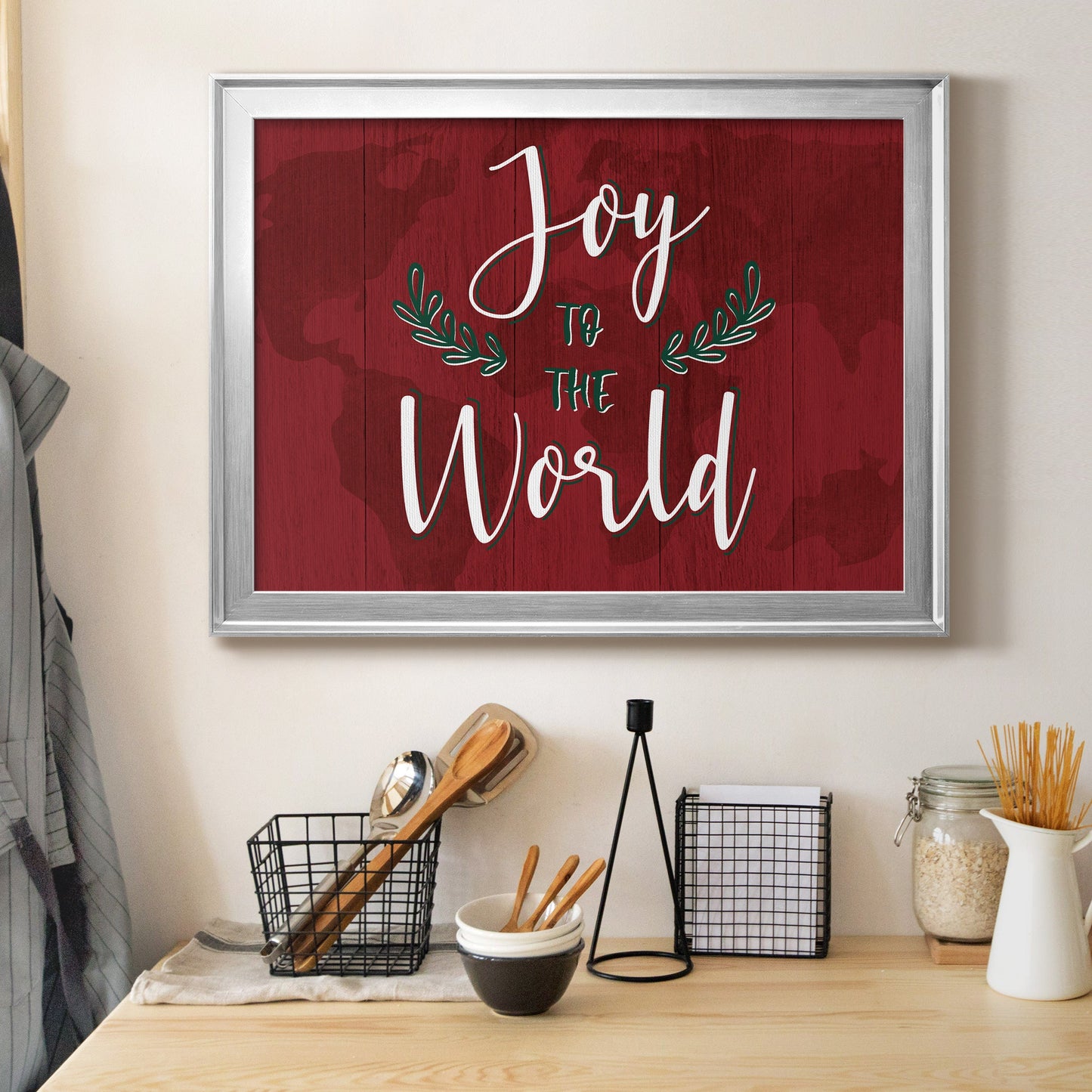 Joy to the World Premium Classic Framed Canvas - Ready to Hang