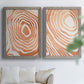 Wood Grain Suminagashi III - Premium Framed Canvas 2 Piece Set - Ready to Hang