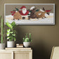 Skater Chorus Line - Floater Framed Canvas Print