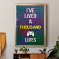 Gamer at Play I - Modern Framed Canvas Print