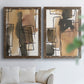 Retro Vibe III - Premium Framed Canvas 2 Piece Set - Ready to Hang