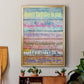 Birthday Song - Modern Framed Canvas Print