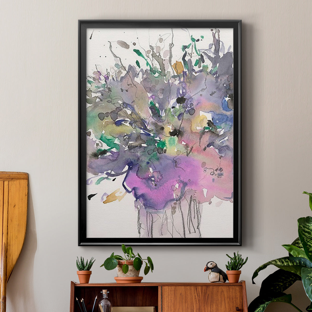 All that Glitters II - Modern Framed Canvas Print