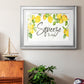 Lemon Squeeze Premium Framed Print - Ready to Hang