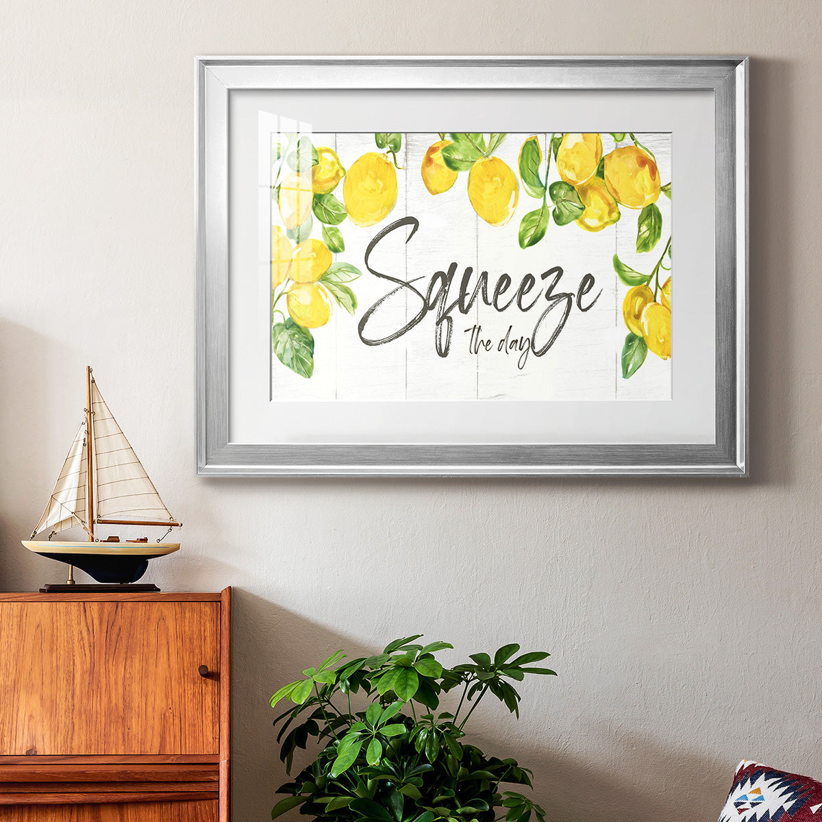 Lemon Squeeze Premium Framed Print - Ready to Hang