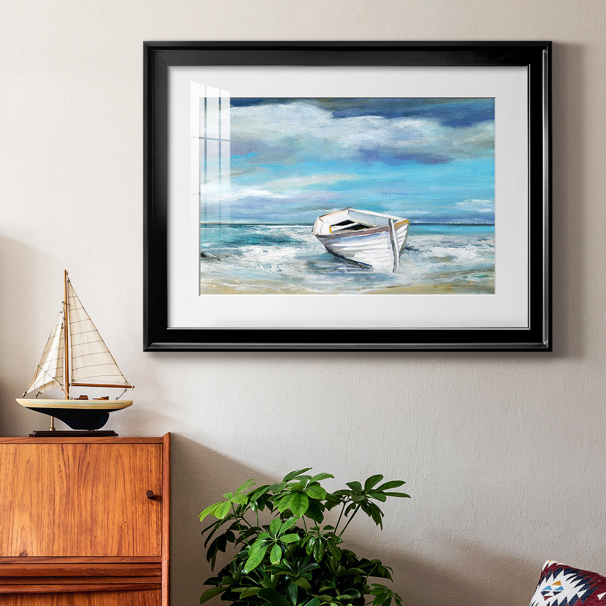 Classic Coast - Modern Framed Art Print