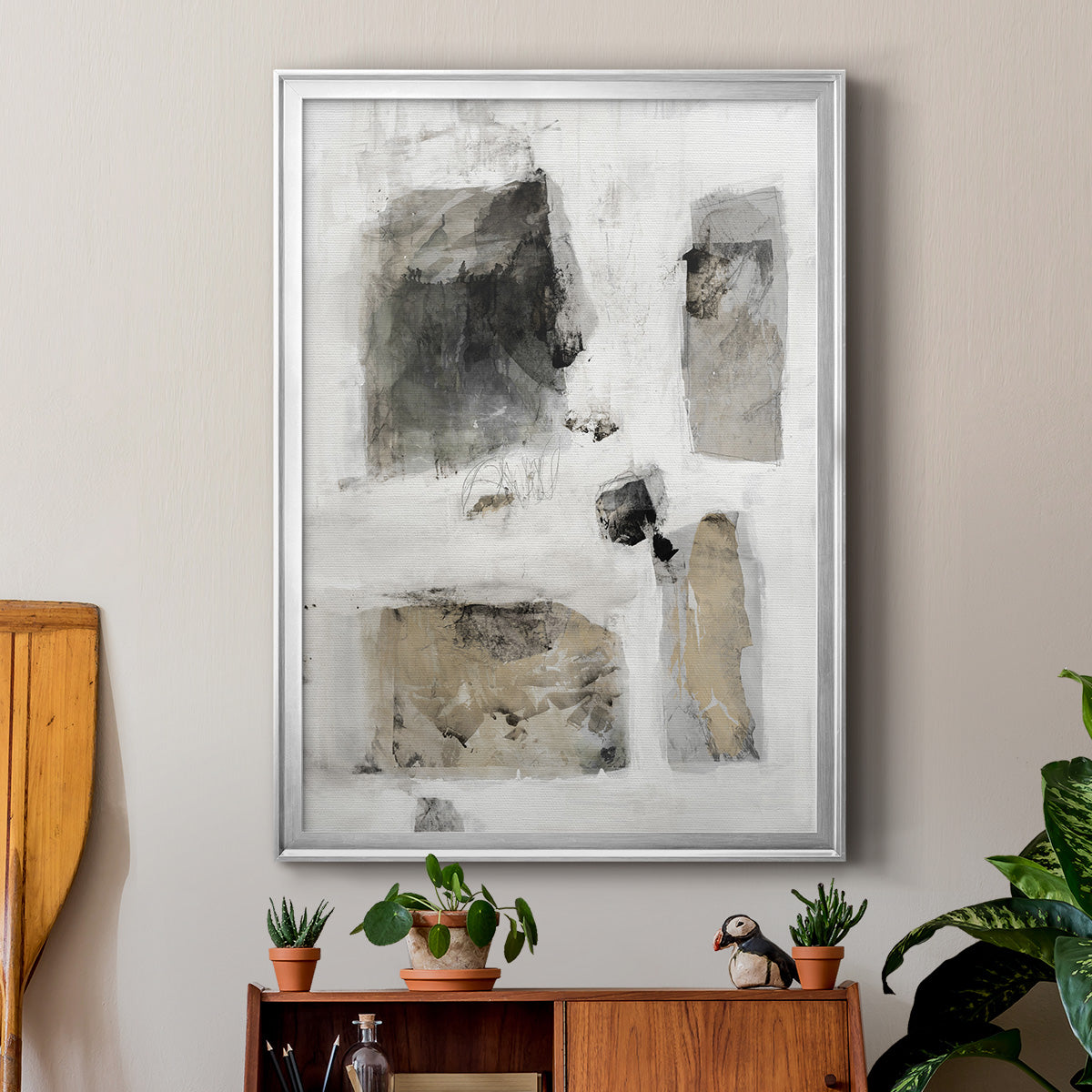 A Simple Love I - Modern Framed Canvas Print