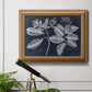 Foliage on Navy IV Premium Framed Canvas- Ready to Hang