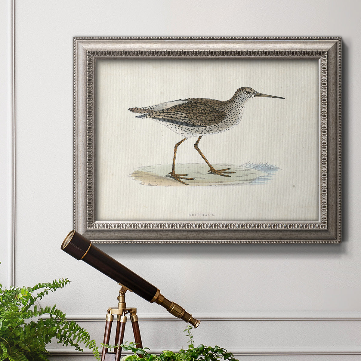 Morris Sandpipers V Premium Framed Canvas- Ready to Hang