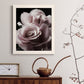 Rose Noir II - Premium Canvas Framed in Barnwood - Ready to Hang