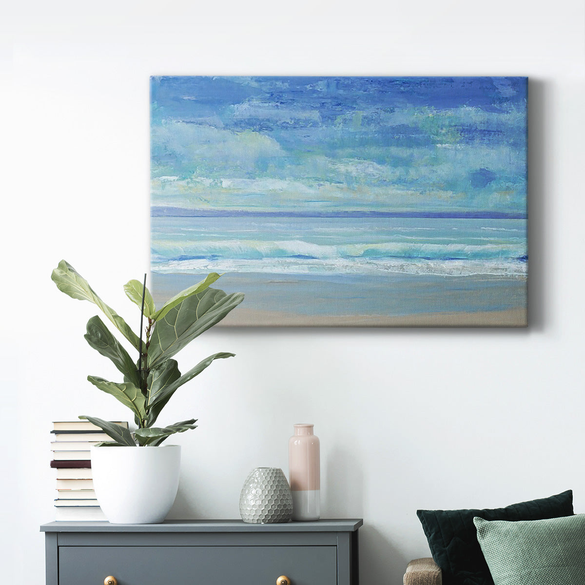 Rolling Surf II Premium Gallery Wrapped Canvas - Ready to Hang