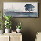 Serene Silhouette II - Floater Framed Canvas Print
