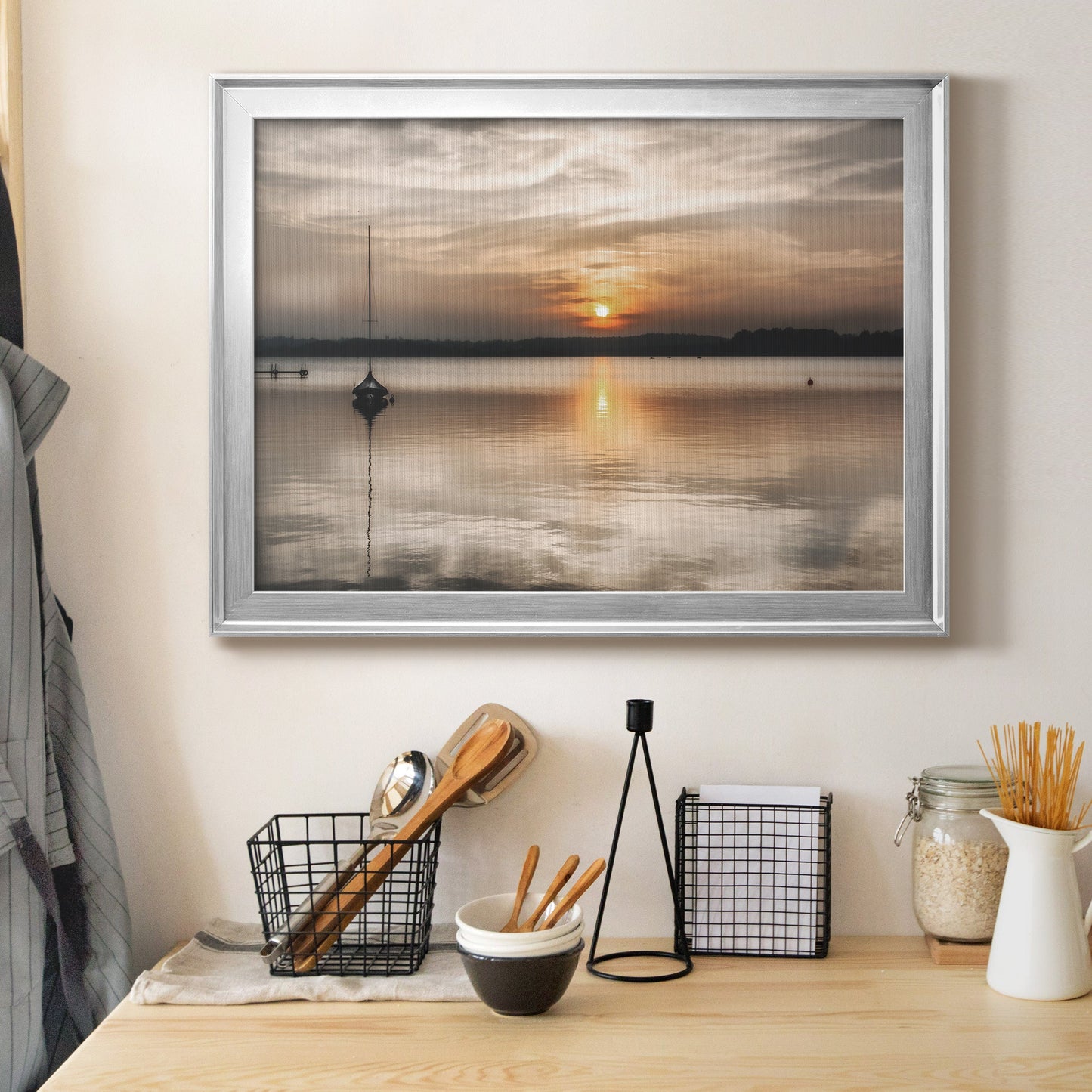 Soft Sunset Premium Classic Framed Canvas - Ready to Hang