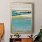 Aqua Quartz V1 - Modern Framed Canvas Print