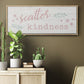 Scatter Kindness - Floater Framed Canvas Print