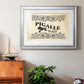 Antique French Label III - Modern Framed Art Print