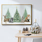 Christmas in the Forest Collection A - Framed Gallery Wrapped Canvas in Floating Frame