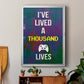 Gamer at Play I - Modern Framed Canvas Print
