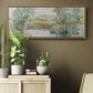 Trees on the Creek I - Floater Framed Canvas Print
