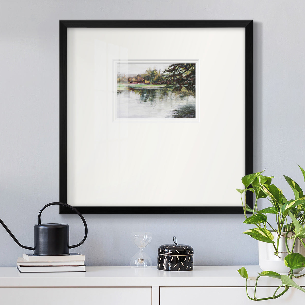 Upon Reflection Premium Framed Print Double Matboard