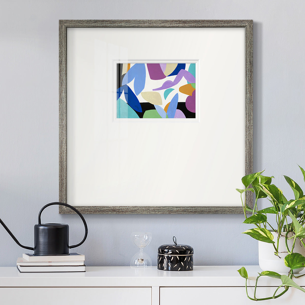 Ode to Matisse II- Premium Framed Print Double Matboard