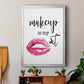 Makeup is My Art - Modern Framed Canvas Print
