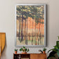 Between the Trees II - Modern Framed Canvas Print