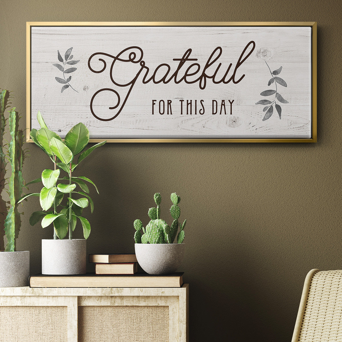 For this Day - Floater Framed Canvas Print