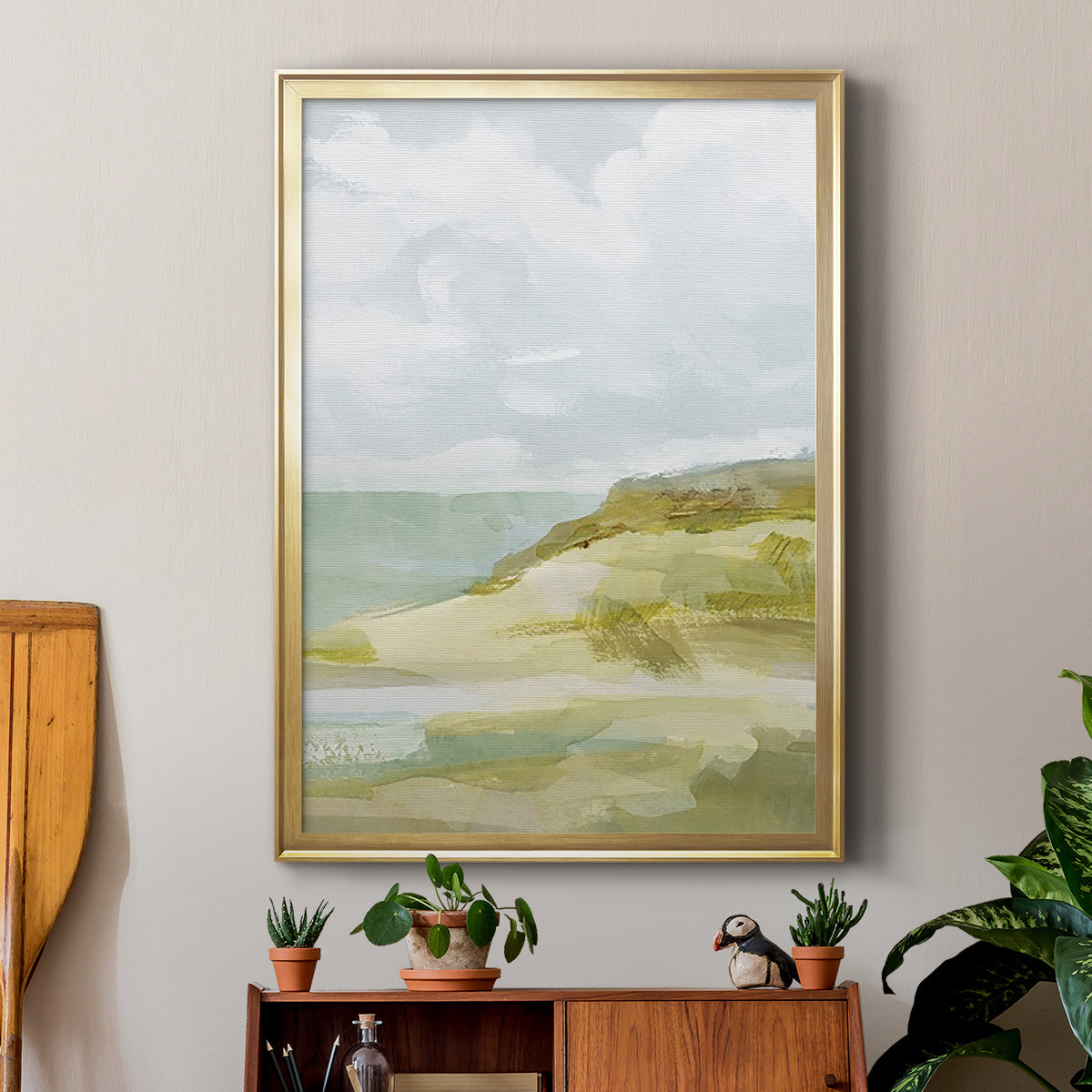 Inlet Impression II - Modern Framed Canvas Print