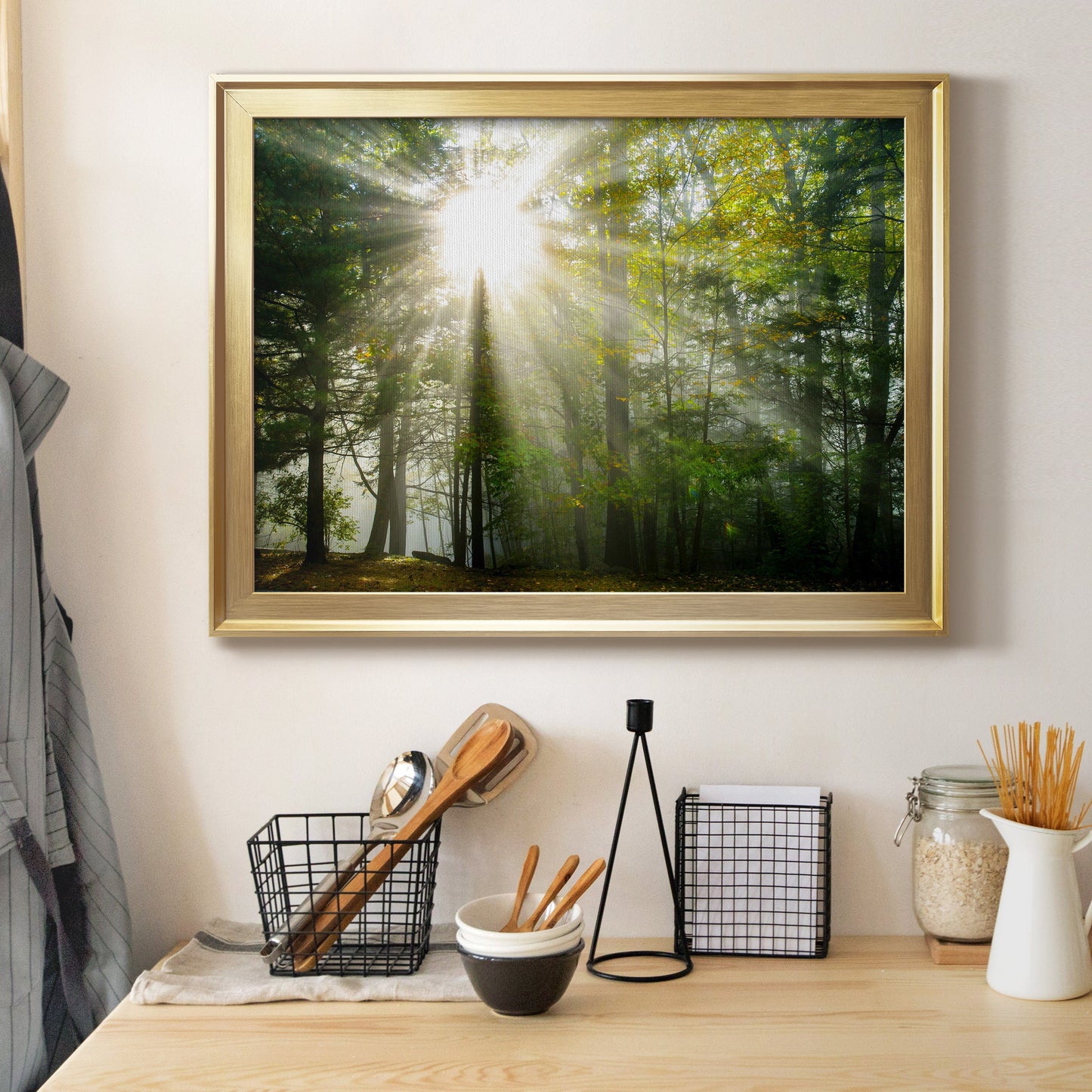 Light and Trees II Premium Classic Framed Canvas - Ready to Hang