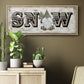 Winter Wonderland Friend Snow - Floater Framed Canvas Print