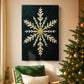Pale Winter Garland of Cottage - Canvas Art Print