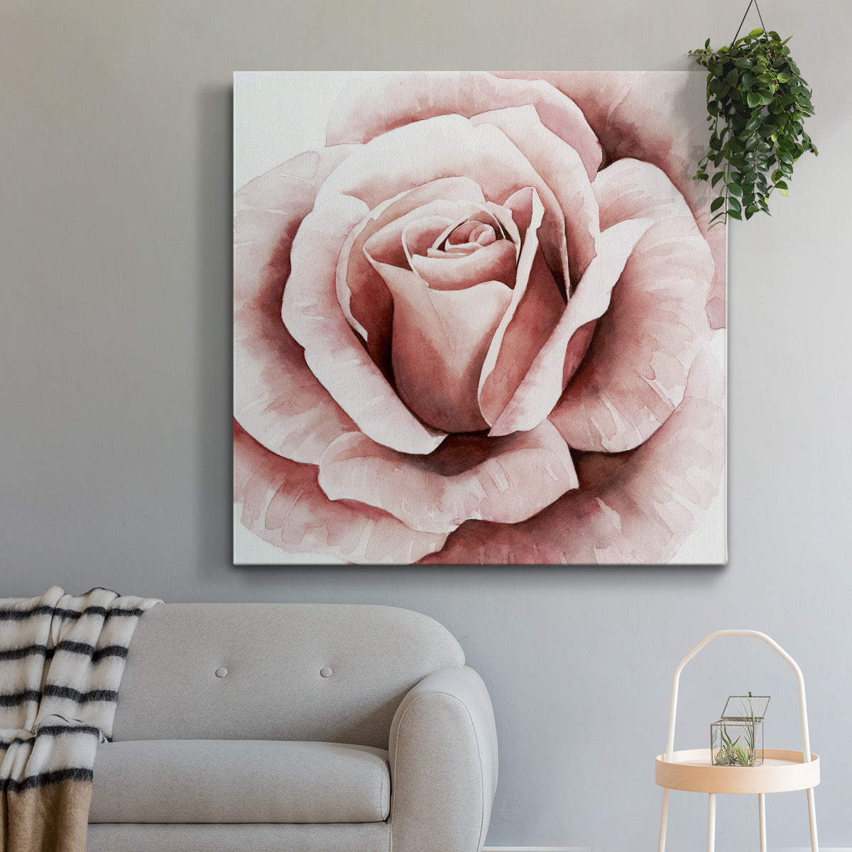 Pink Rose II - Canvas Art Print