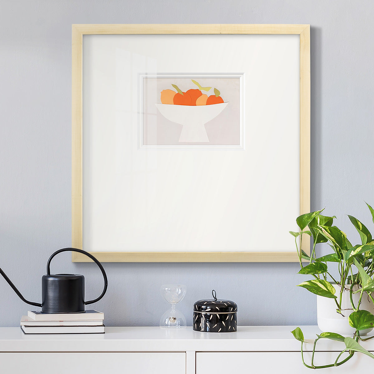 Sumo Citrus I Premium Framed Print Double Matboard