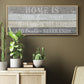 Home Is Where - Floater Framed Canvas Print