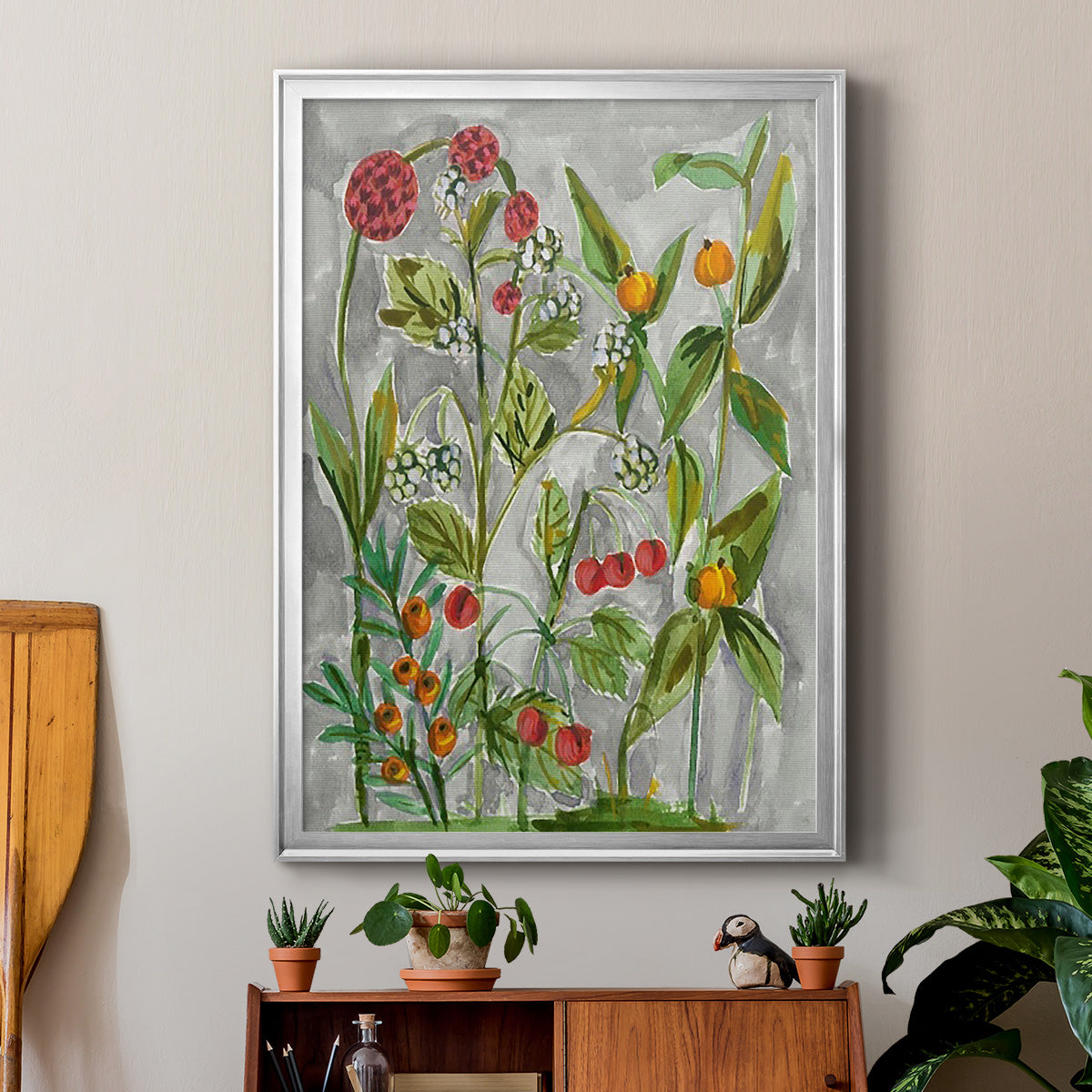 Dear Nature II - Modern Framed Canvas Print