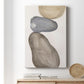 River Rocks Contour II Premium Gallery Wrapped Canvas - Ready to Hang