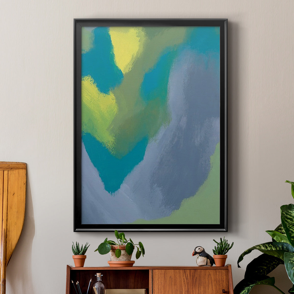 Lost in Memories II - Modern Framed Canvas Print