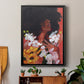 Through the Flowers II - Modern Framed Canvas Print