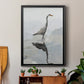 Heron - Modern Framed Canvas Print